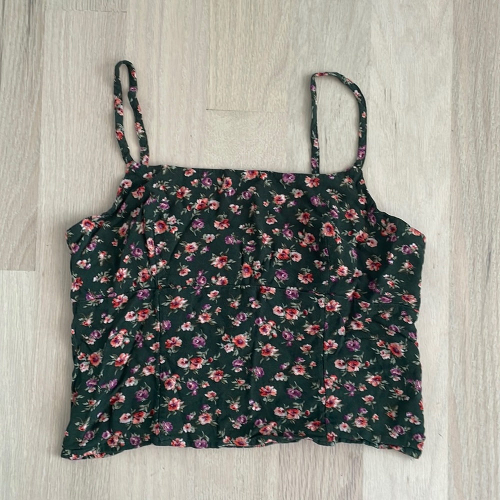 American Eagle Floral Tank Top